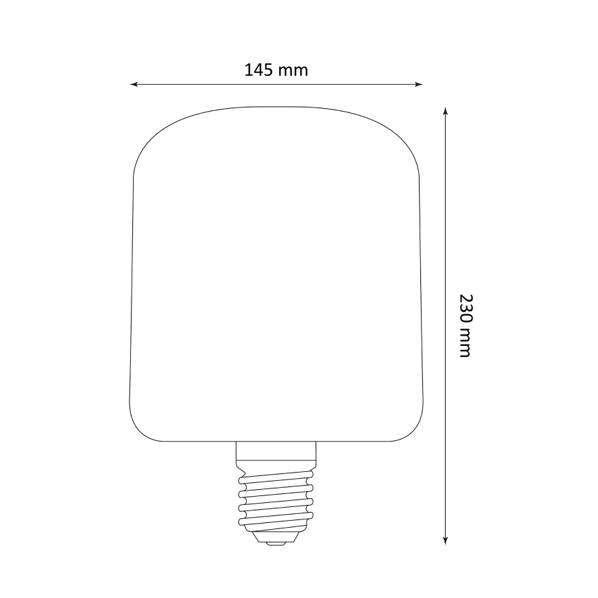 LED Polttimo DECO VINTAGE E27/4W/230V 1800K