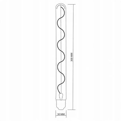 LED-polttimo DECO VINTAGE FILAMENT T30 E27/4,5W/230V 2200K