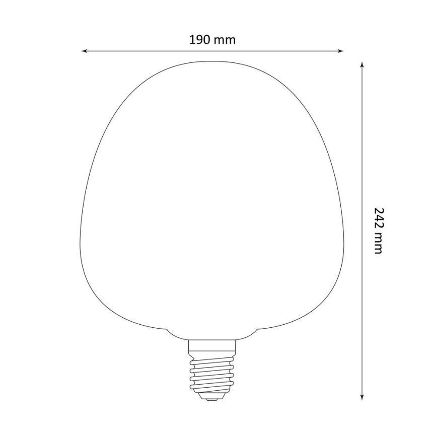 LED-polttimo DECO VINTAGE S190 E27/4W/230V 1800K