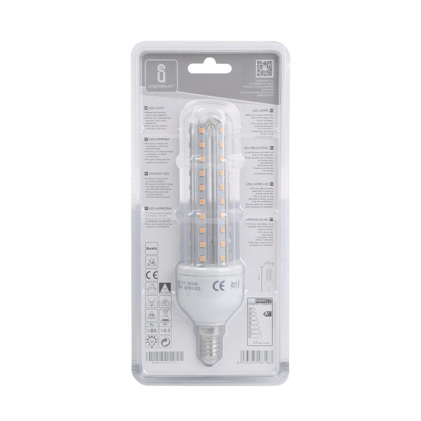 LED Polttimo E14/12W/230V 3000K - Aigostar