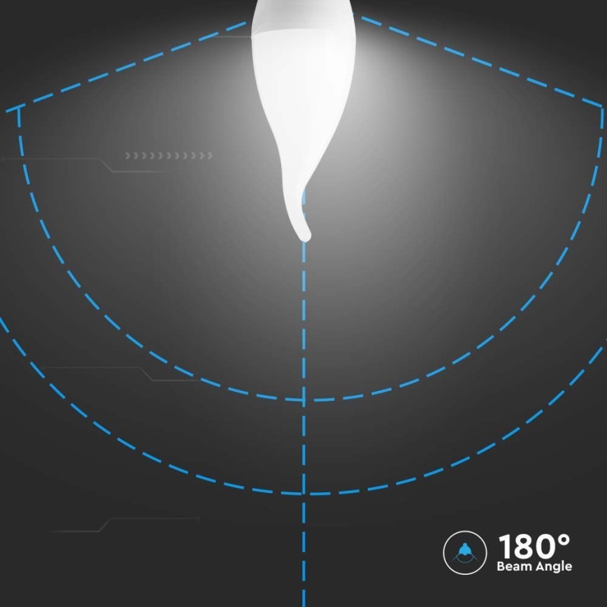 LED-polttimo E14/3,7W/230V 3000K