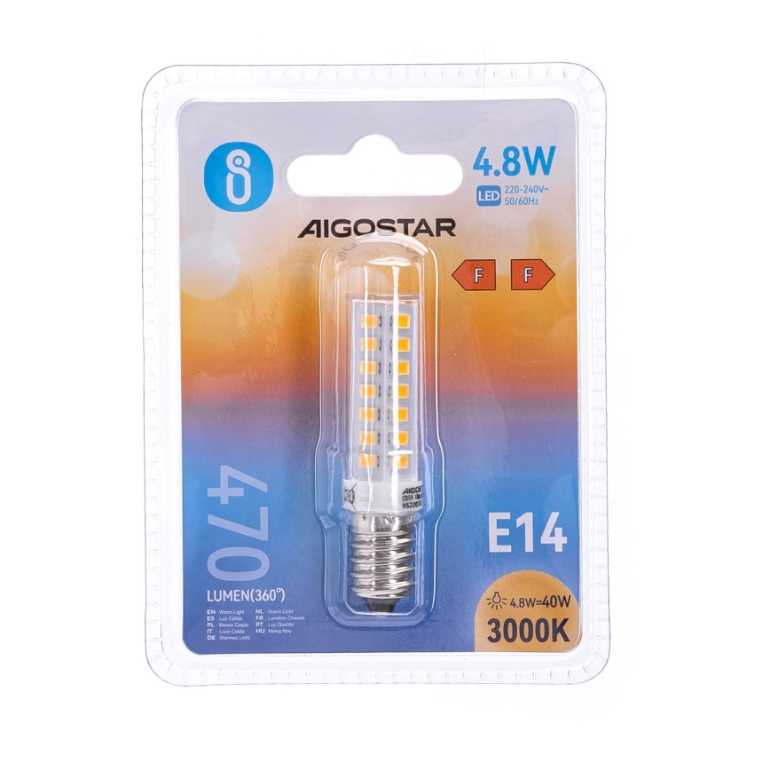 LED-polttimo E14/4,8W/230V 3000K - Aigostar