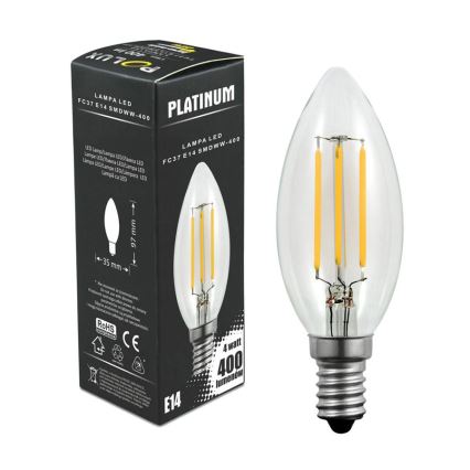 LED-polttimo C37 E14/4W/230V 3000K