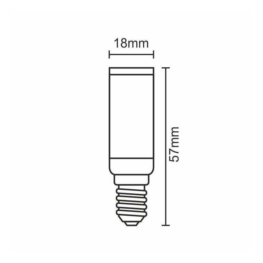 LED-polttimo E14/5W/230V 2800K