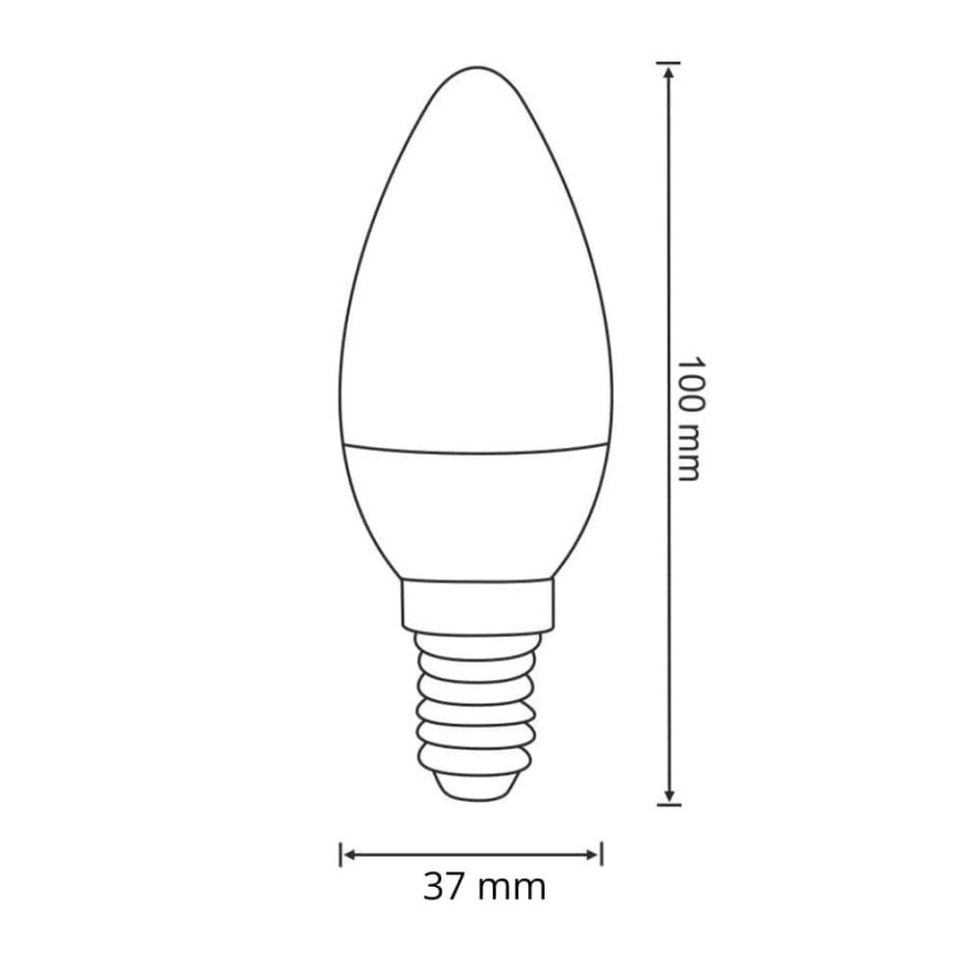 LED-polttimo E14/6,3W/230V