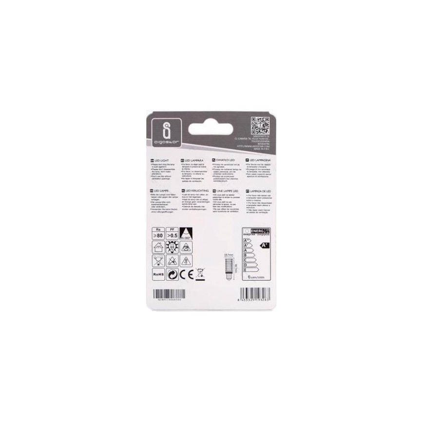 LED-polttimo E14/6W/230V 3000K - Aigostar