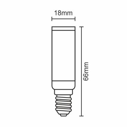 LED-polttimo E14/7W/230V 2700K
