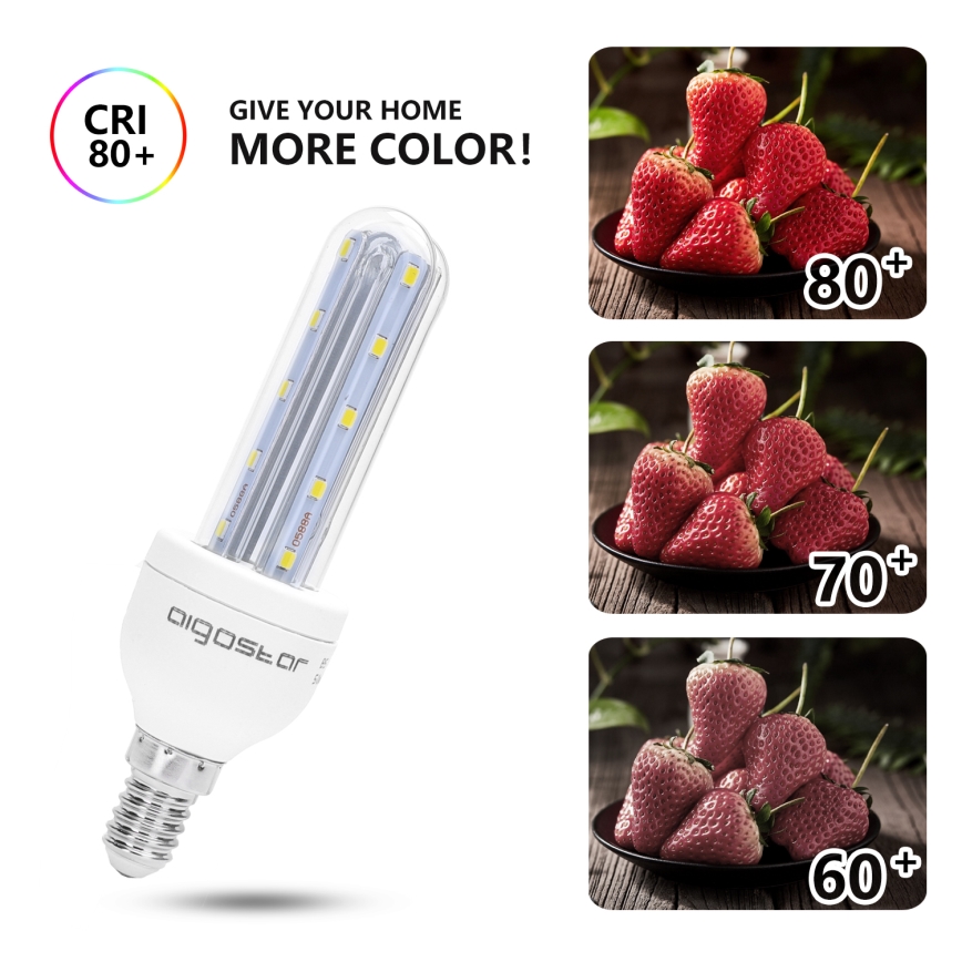 LED-polttimo E14/8W/230V 6500K - Aigostar