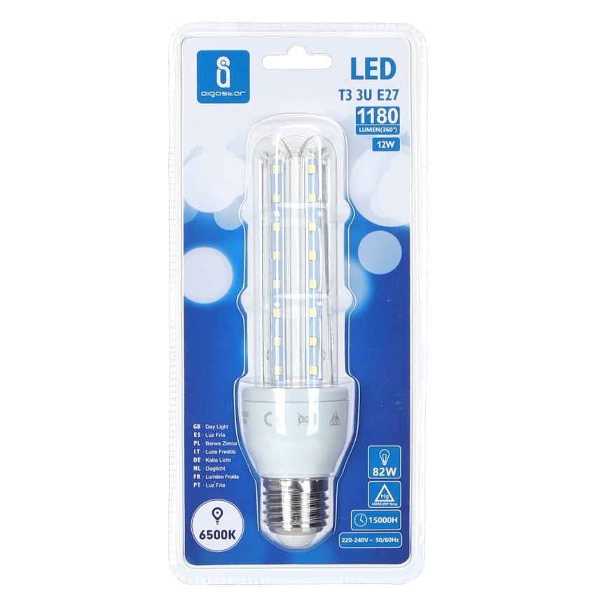 LED-polttimo E27/12W/230V 6500K - Aigostar