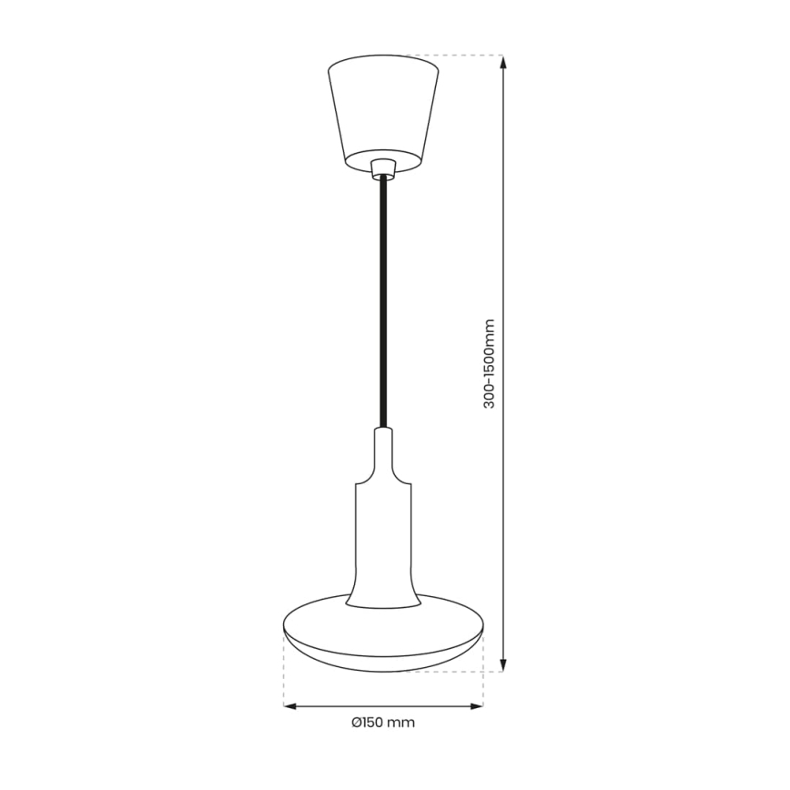 LED-polttimo E27/15W/230V 6000K + power kaapeli