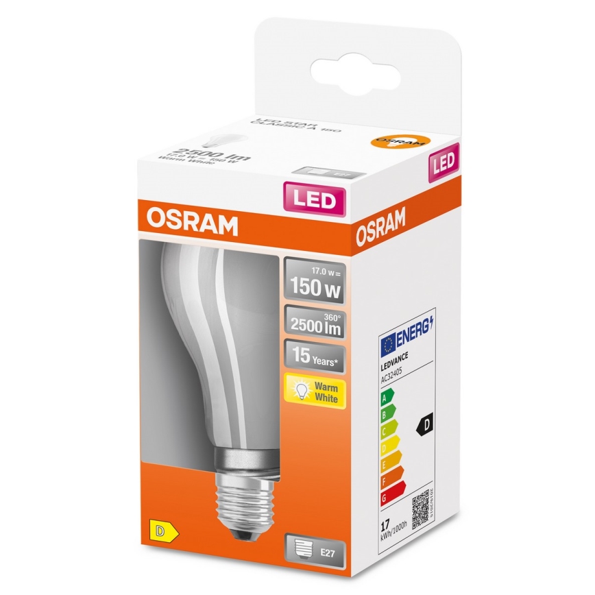 LED-polttimo E27/17W/230V 2700K - Osram