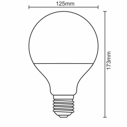 LED-polttimo E27/20W/165-265V 3000K