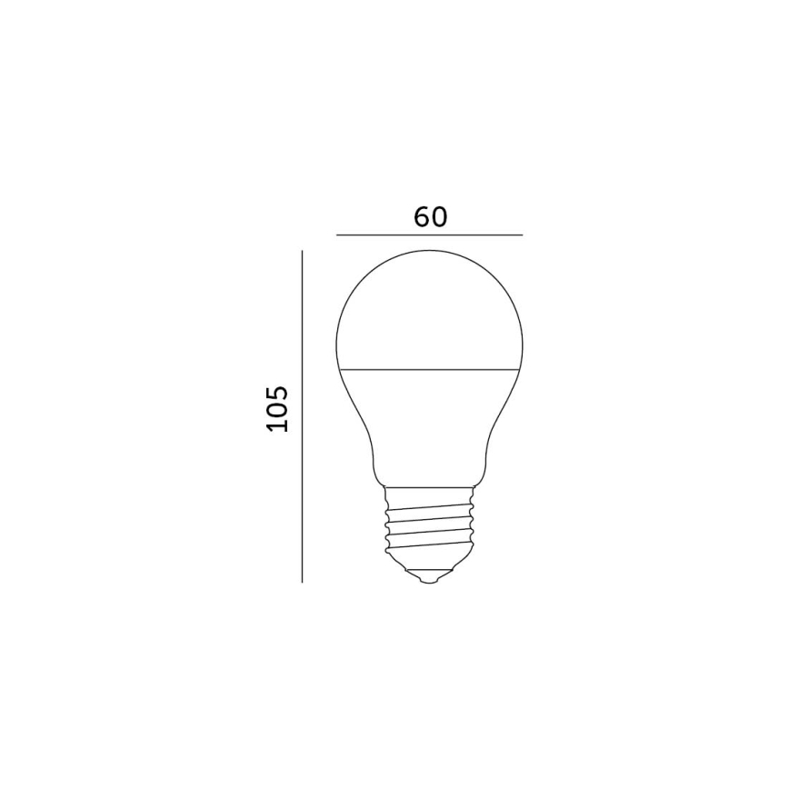 LED-polttimo E27/8,5W/230V 3000K