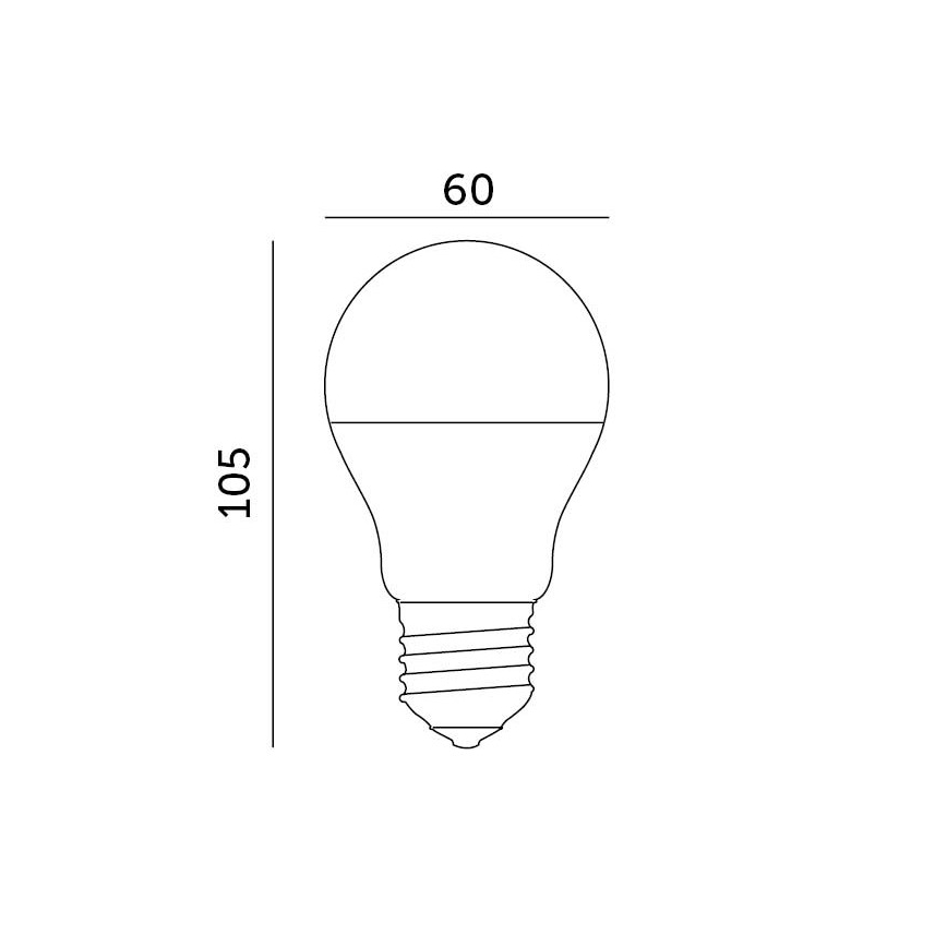 LED-polttimo E27/8,5W/230V 4000K