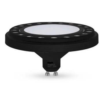 LED-polttimo ECOLINE AR111 GU10/15W/230V 3000K 120° musta - Brilagi