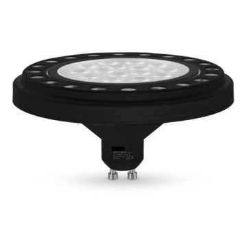 LED-polttimo ECOLINE AR111 GU10/15W/230V 3000K 30° musta - Brilagi