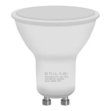 LED-polttimo ECOLINE GU10/6W/230V 4000K - Brilagi