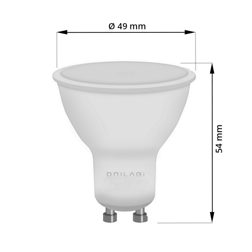 LED Polttimo ECOLINE GU10/7W/230V 4000K - Brilagi