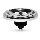 LED-polttimo ECOLINE HALO AR111 GU10/12W/230V 3000K 24° - Brilagi