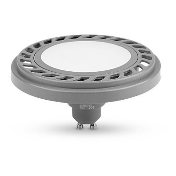 LED-polttimo ECOLINE SOFT AR111 GU10/9W/230V 4000K 120° harmaa - Brilagi