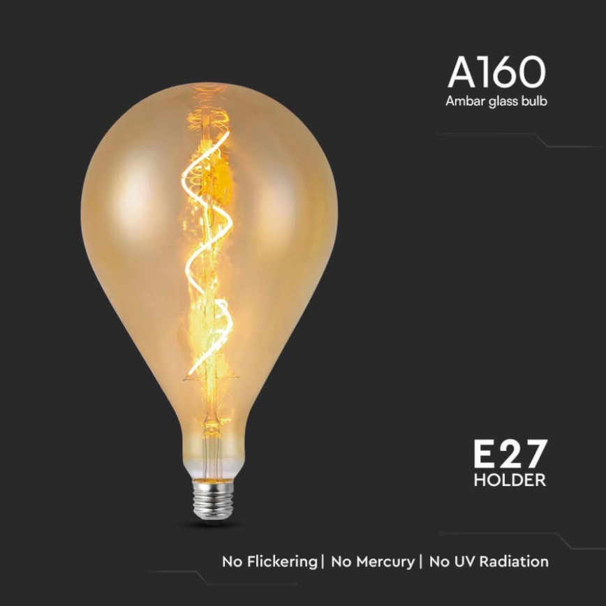 LED-polttimo FILAMENT A160 E27/4W/230V 2700K