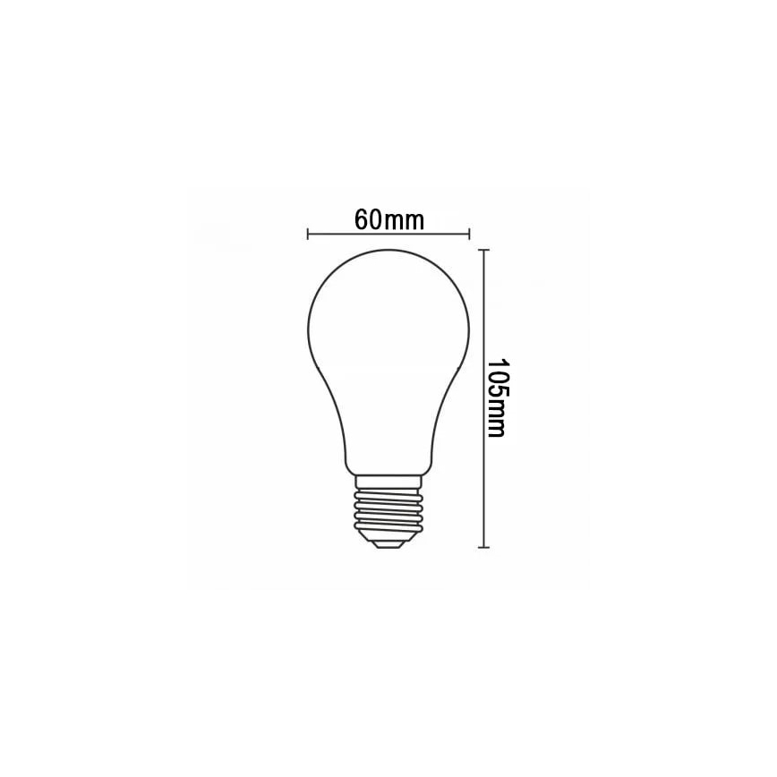 LED-polttimo FILAMENT A60 E27/12W/230V 4000K