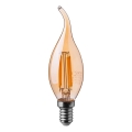 LED-polttimo FILAMENT AMBER E14/4W/230V 2200K