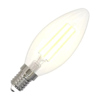 LED-polttimo WHITE FILAMENT C35 E14/4,5W/230V 3000K