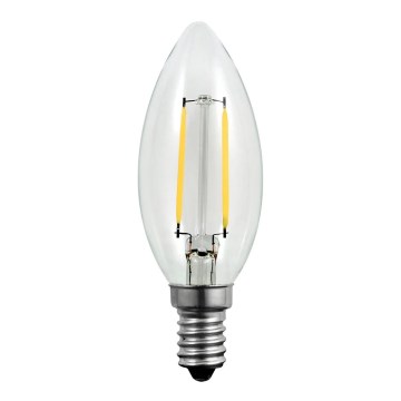 LED-polttimo FILAMENT C37 E14/2W/230V 3000K