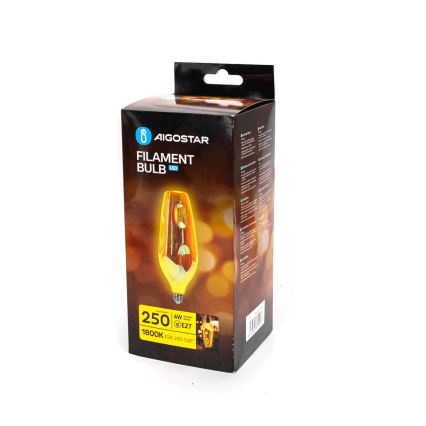 LED-polttimo FILAMENT CR110 E27/4W/230V 1800K - Aigostar