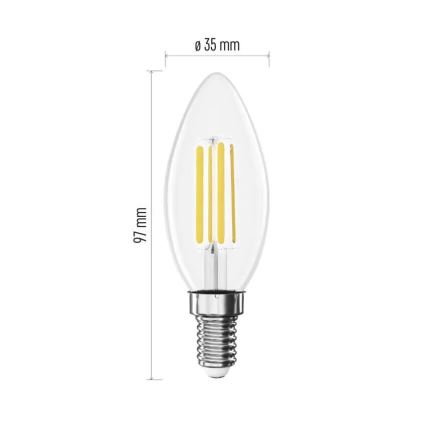 LED-polttimo FILAMENT E14/3,8W/230V 4000K