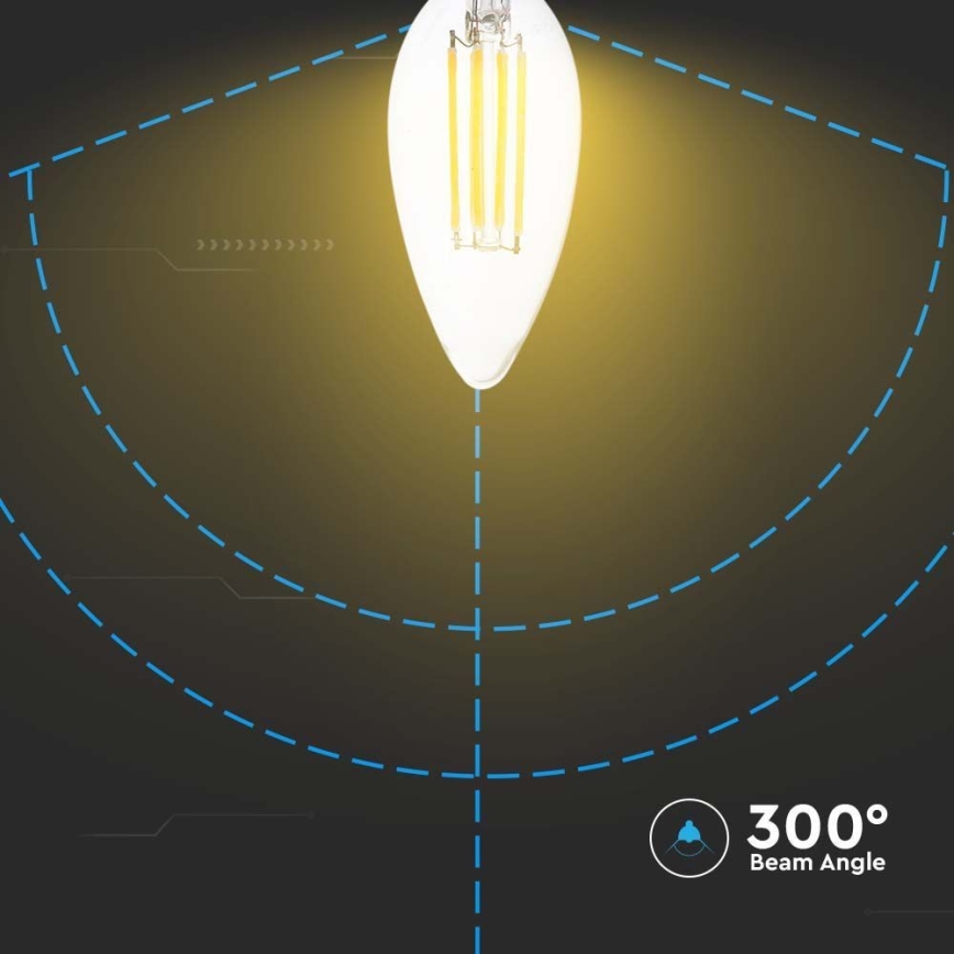 LED-polttimo FILAMENT E14/5,5W/230V 3000K