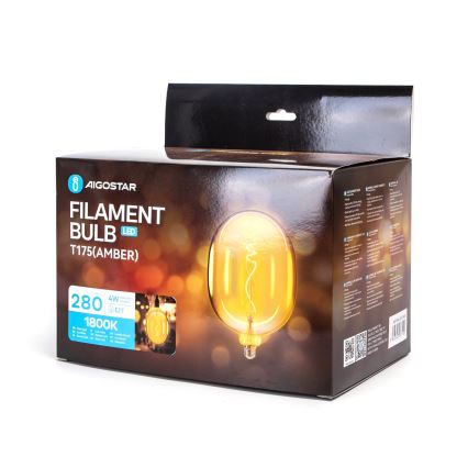 LED-polttimo FILAMENT E27/4W/230V 1800K - Aigostar