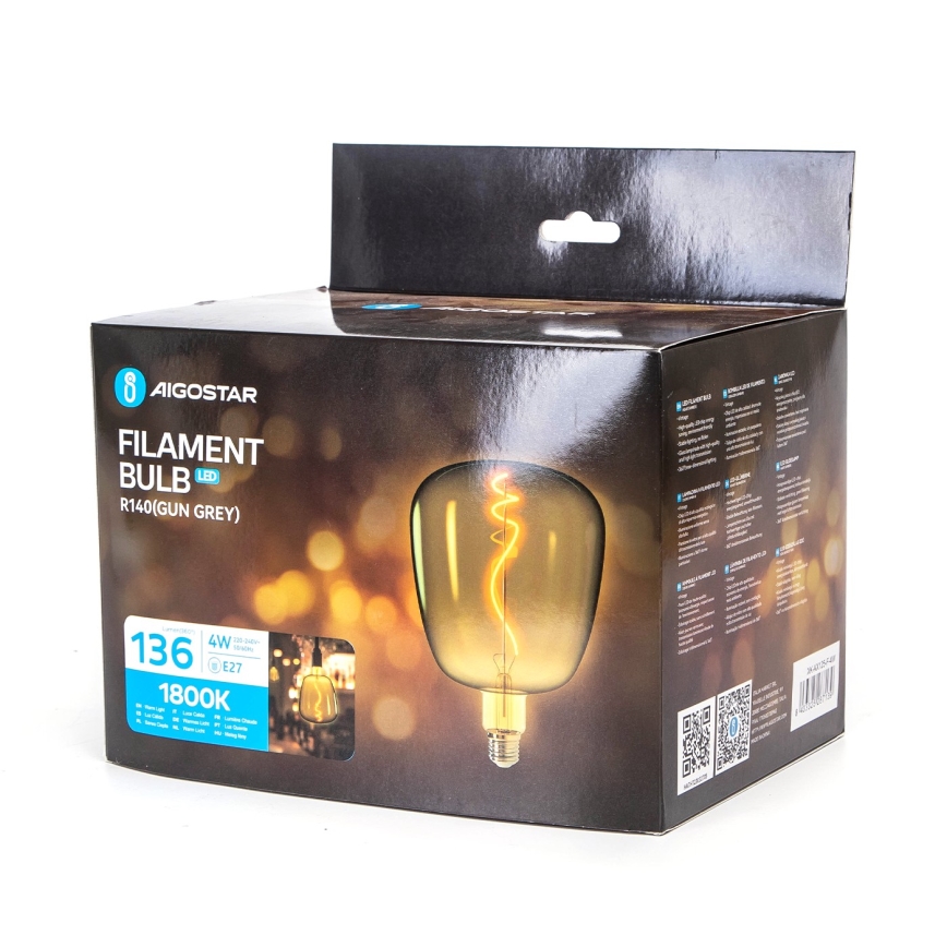 LED-polttimo FILAMENT E27/4W/230V 1800K - Aigostar