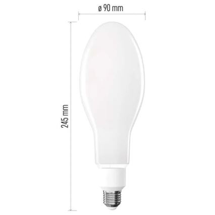 LED-polttimo FILAMENT ED90 E27/36W/230V 6000 lm 4000K