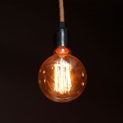 LED-polttimo FILAMENT G125 E27/4W/230V 1800K Art Edition
