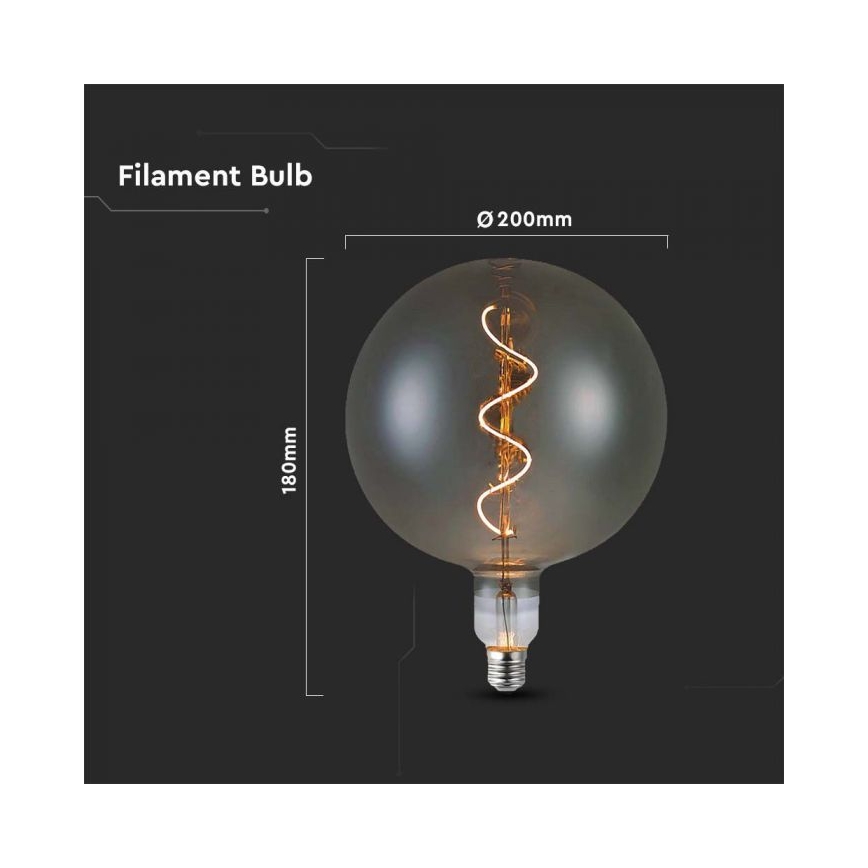 LED-polttimo FILAMENT G200 E27/4W/230V 2700K