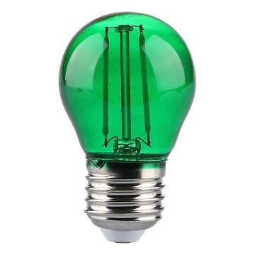 LED-polttimo FILAMENT G45 E27/2W/230V vihreä