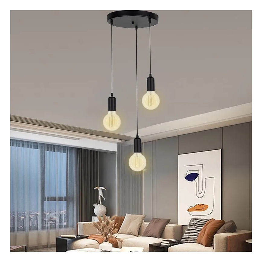LED-polttimo WHITE FILAMENT G95 E27/13W/230V 3000K