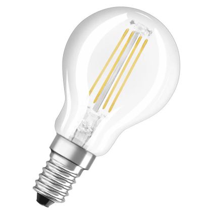 LED-polttimo FILAMENT P40 E14/4W/230V 4000K - Osram