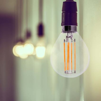 LED-polttimo FILAMENT P45 E14/6W/230V 6500K