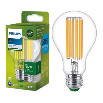 LED-polttimo FILAMENT Philips A70 E27/5,2W/230V 4000K