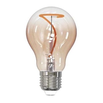 LED-polttimo FILAMENT SHAPE A60 E27/4W/230V 1800K ruskea