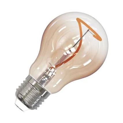 LED-polttimo FILAMENT SHAPE A60 E27/4W/230V 1800K ruskea