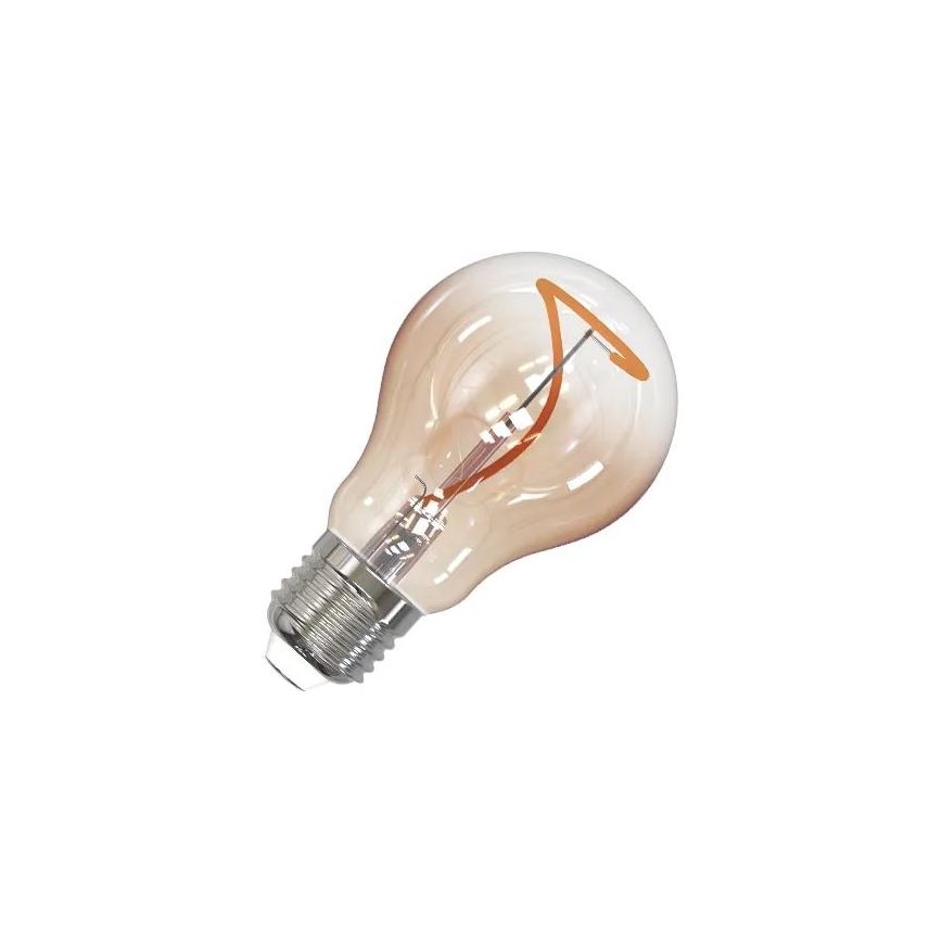 LED-polttimo FILAMENT SHAPE A60 E27/4W/230V 1800K ruskea