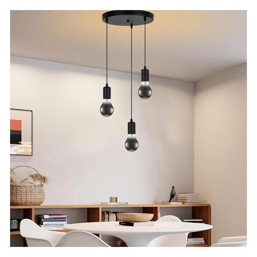 LED-polttimo FILAMENT SHAPE A60 E27/4W/230V 1800K savuinen