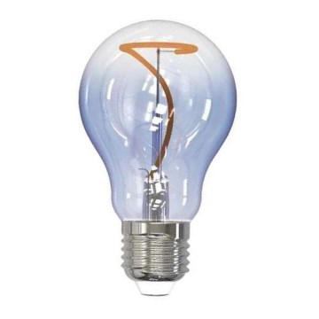 LED-polttimo FILAMENT SHAPE A60 E27/4W/230V 1800K sininen