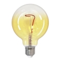 LED-polttimo FILAMENT SHAPE G95 E27/4W/230V 1800K keltainen