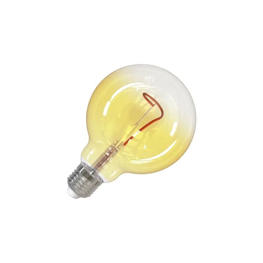 LED-polttimo FILAMENT SHAPE G95 E27/4W/230V 1800K keltainen