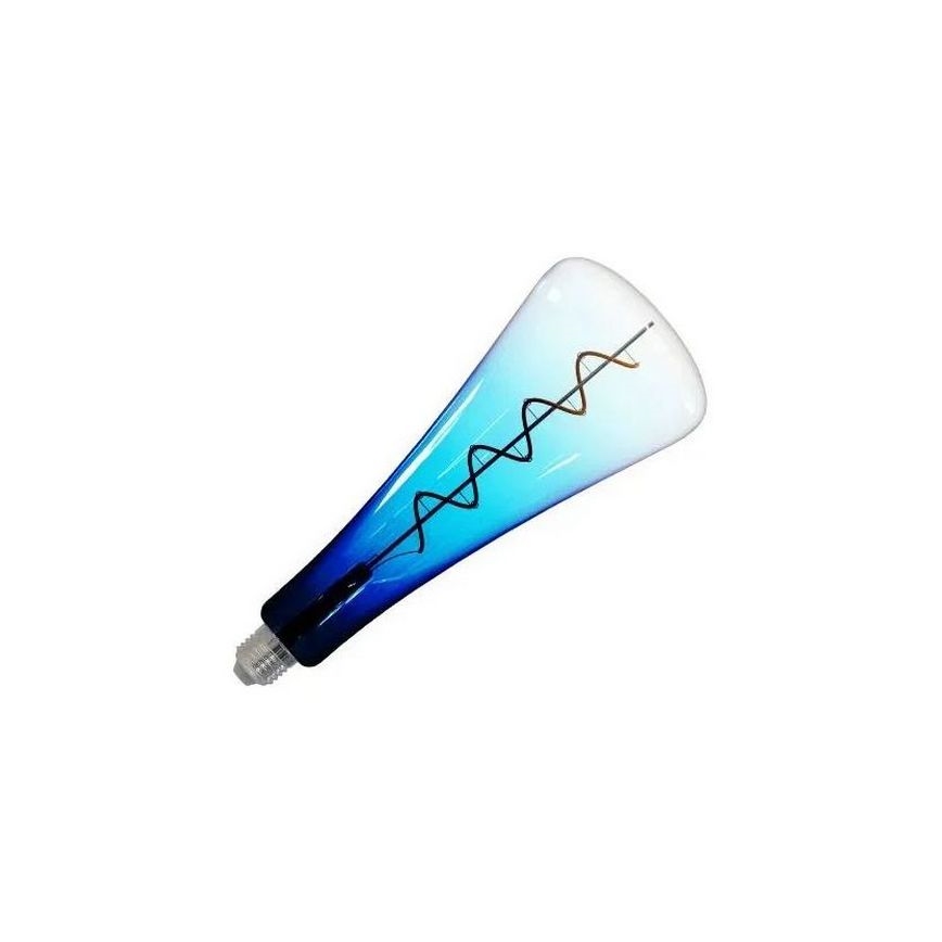 LED-polttimo FILAMENT SHAPE T110 E27/5W/230V 1800K sininen